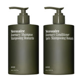Nécessaire Rosemary Shampoo bottle showcases premium packaging for gentle cleansing across all hair types.