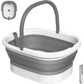 Nekteck foot soaking tub collapsible bucket folded for compact storage and quick setup