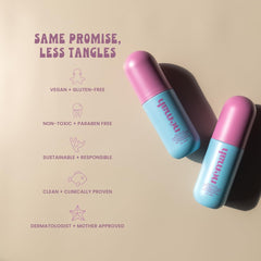 Nemah Kids Leave-In Detangler ingredients label highlighting squalane and coconut oil