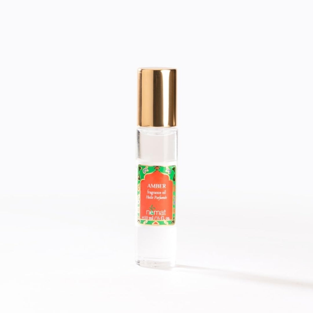 Nemat Amber Perfume Oil bottle 10ml with long-lasting amber fragrance for daily wear