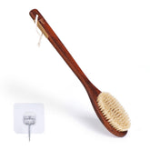 NENO CICI wooden bath brush with long handle for back cleaning and exfoliation.