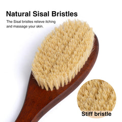 NENO CICI wooden bath brush long handle helps reach the back