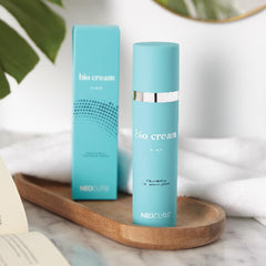 Neocutis Bio Cream Firm jar-closeup shows rich texture for tightening support