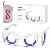 NEOISM motion sickness glasses front view showing visual stabilization for travel.