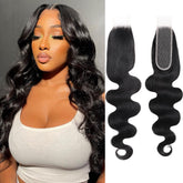 NERUMO 2x6 HD lace closure body wave closeup showing natural texture for seamless blend