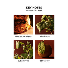 NEST New York Moroccan Amber label highlights gluten-free and cruelty-free attributes.