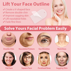 Netlkjonk face-tape lift invisible closeup highlights breathable skin-friendly adhesion