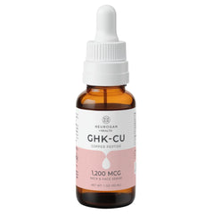Neurogan GHK-Cu neck and face serum bottle view for hydrating, refreshing skin