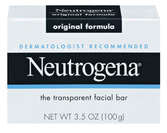Neutrogena Bar Soap Original boxed packaging with six bars for gentle daily cleansing.