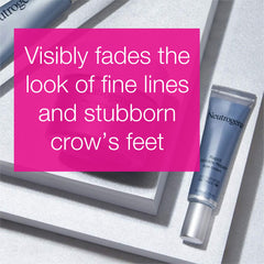 Neutrogena Rapid Wrinkle Repair eye cream application under-eye focuses on brightness and texture refinement