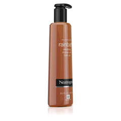 Neutrogena Rainbath original bathroom shelf shot highlights convenient 8.5 oz size
