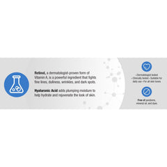 Neutrogena Rapid Wrinkle Repair routine shot beside mirror for daily care