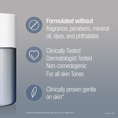 Neutrogena Rapid Wrinkle Repair night cream on clean skin for smoother look