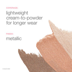 Neutrogena Sensitive Skin Eyeshadow Metallic Finish on lids for bold shine