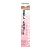 Neutrogena Sensitive Skin Eyeshadow Soft Pearl swatch showing hydrated, long-wearing metallic glow