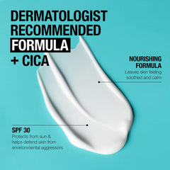 Neutrogena SPF30 moisturizer in-use shot highlights lightweight hydration.