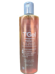 Neutrogena T-Gel bottle 250ml demonstrates a therapeutic anti-dandruff solution for daily scalp care.