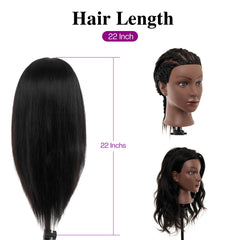 Neverland Beauty density detail closeup demonstrates thick real hair ideal for braiding practice.