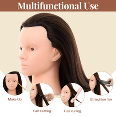 Neverland Beauty mannequin head for braiding practice shows versatile hair