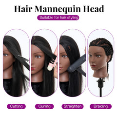 Neverland mannequin head stand stable base supporting steady styling sessions