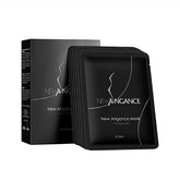 New Angance mask packaging front promotes premium anti-aging care.