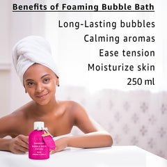 New Miuz Rose Jasmine Vanilla aroma bottle showcasing spa-grade scent for calming bath experiences