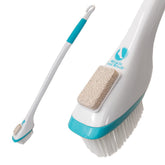 New Product Solutions Miracle Foot Brush 30-inch reach enabling easy foot cleaning without bending