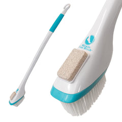 New Product Solutions Miracle Foot Brush 30-inch reach enabling easy foot cleaning without bending