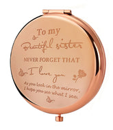 New Prominent friend mirror pink design for daily makeup touchups.