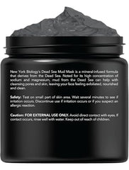 New York Biology Dead Sea Mud Mask texture shows purifying mud for pores.