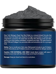 New York Biology mineral mud mask ingredients featuring aloe vera and calendula for soothing balance.