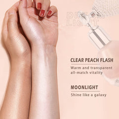 NewBang highlighter bottle design showing compact, perfume-like spray bottle.