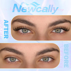 Newcally cluster lashes 10-16mm for a natural, eye-enlarging look