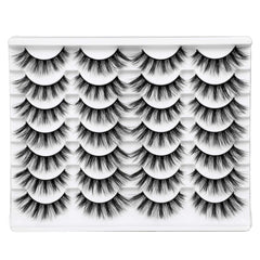 Newcally wispy natural cat eye lashes close-up for subtle daily glam