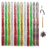 Newfacefure Christmas Tinsel Kit packaging with festive color strands