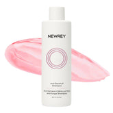 NEWREY 24HR fast itch relief shampoo bottle demonstrates daily scalp care benefits