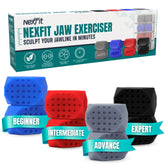 NexFit jaw exerciser level 1 30lbs tablets for beginner jaw toning