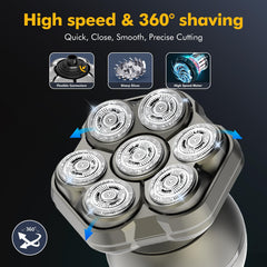 NEXT BEAUTY 6-in-1 maintenance kit with multiple grooming attachments.