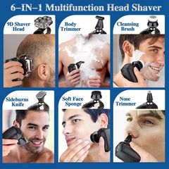 NEXT BEAUTY 6-in-1 maintenance kit with beard, nose, and body tools