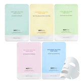 NEXTBEAU pack20 aloe sheet masks on display showing soothing hydration benefits.