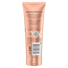 Nexxus Blow Dry Cream pump demonstrates easy application before blow-drying.