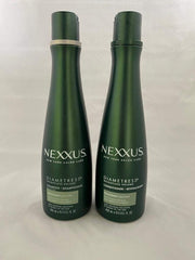 Nexxus Diametress shampoo bottle highlighting volumizing formula for fuller hair.