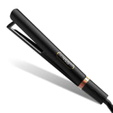 Nicebay 1in titanium flat iron front view for quick straightening and curling.