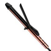 Nicebay curling iron front view showing sleek gold finish for fast home styling