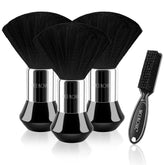 NICEMOVIC 4Pcs barber neck duster set on a clean surface for fast salon cleanup.