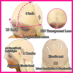 NICILK 613 lace-front wig pre-plucked baby hair for natural hairline