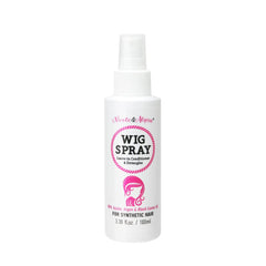 Nicole & Alyssa wig spray detangles for a silky, tangle-free synthetic wig