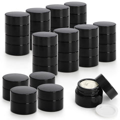 Nicunom thick glass 5ml cosmetic jar shows sturdy design