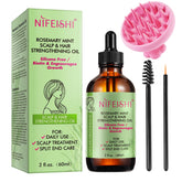 NIFEISHI rosemary oil bottle ready for scalp nourishment and natural hair growth support