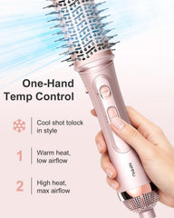 Nimmu Blow Dryer Brush Set paddle brush smoothing and detangling